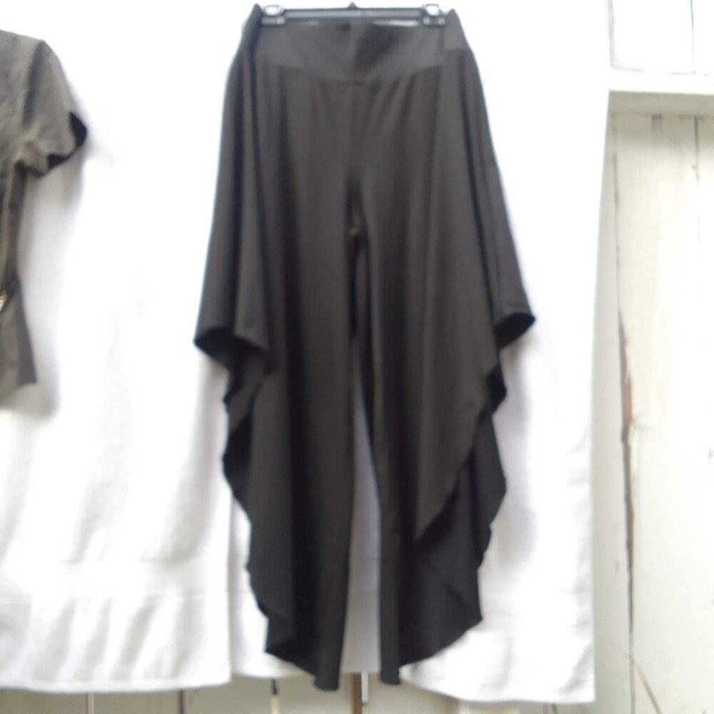 Luxury silky soft fashion crop long pant skirt, brand new